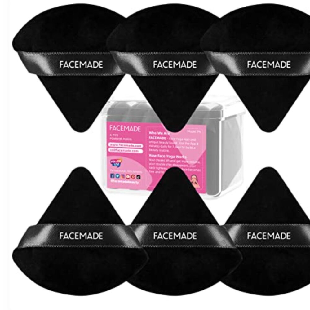 Bundle Of 2 (6 Packs)-FACEMADE (12 Pieces Total)- Face Powder Puffs  Sealed! NWT